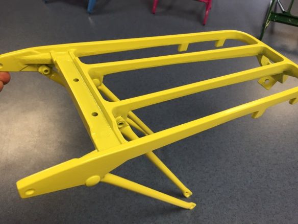 XXS Brompton Gepäckträger Gelb XXS Brompton Gepäckträger Gelb