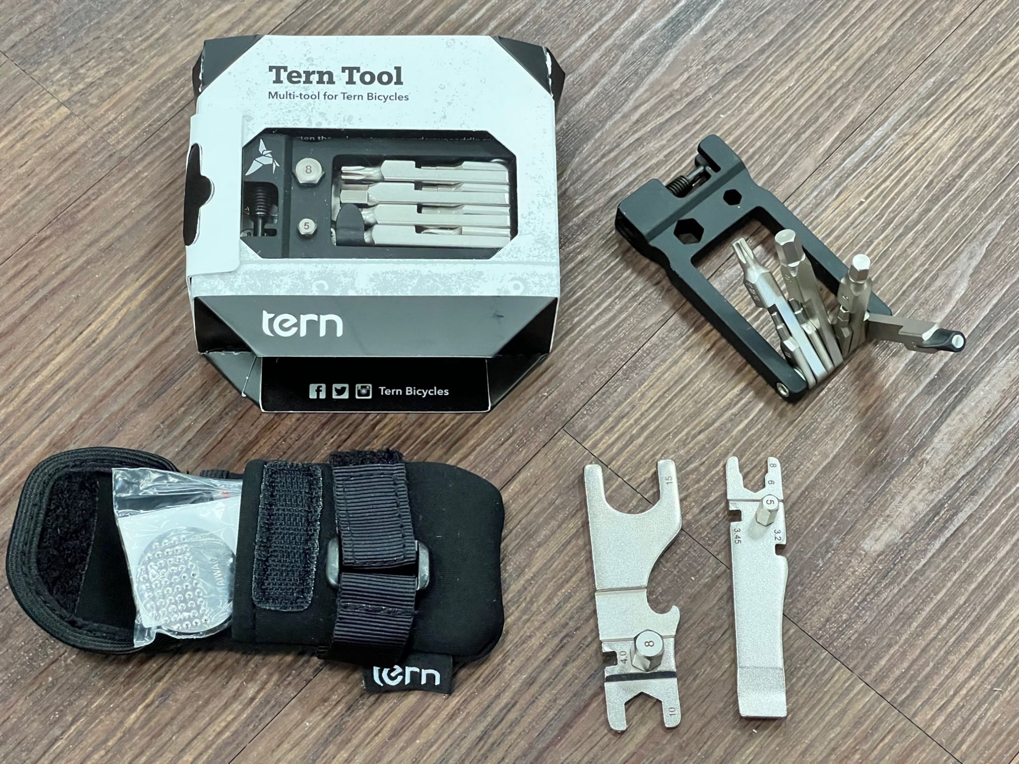 Tern Original Tool Multi Tool mit 24 Teilen (Flickzeug&Sattelbefestigung)