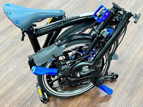 Brompton C Line Explore Blue/Black Edition Einzelstück