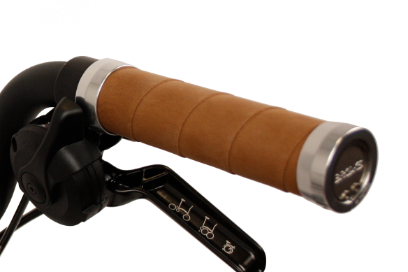 Brooks Slender Grips Leder Handgriffe Brooks Slender Grips Leder Handgriffe