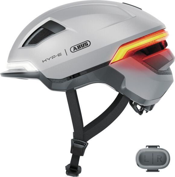 Abus HYP-E Smart Helm - Gleam Silver L / 57-61cm Abus HYP-E Smart Helm - Gleam Silver L / 57-61cm