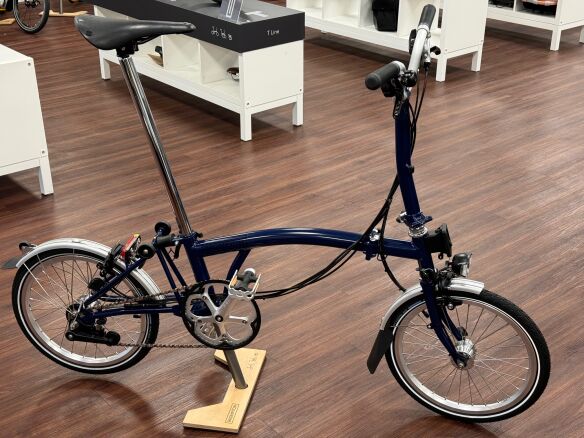 Brompton Explore Archiv Edition Tempest blue Glossy