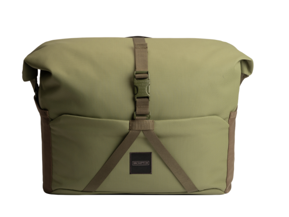 Brompton Roll Top Bag Large Olive Grün