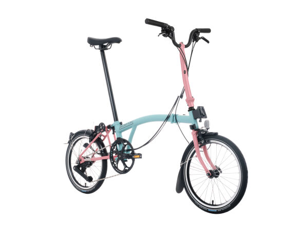 Brompton C Line 2 Farbig Turkish Green/Flamingo Pink Brompton C Line 2 Farbig Turkish Green/Flamingo Pink