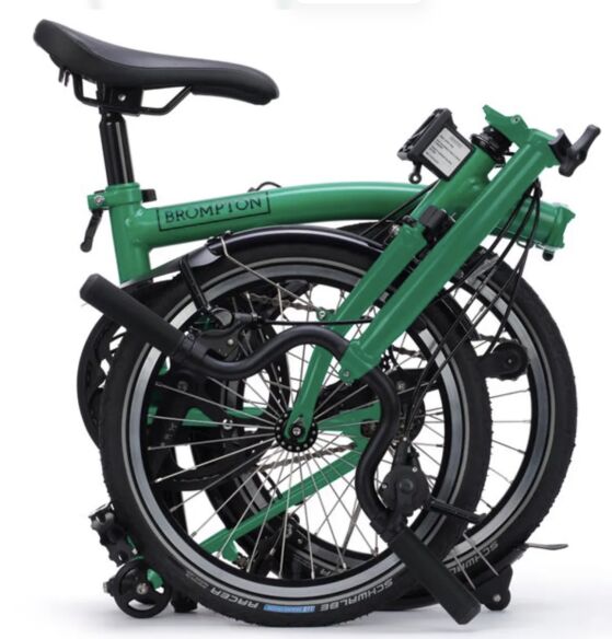 Brompton C Line 4-Gang Palm Green S-Lenker Brompton C Line 4-Gang Palm Green S-Lenker