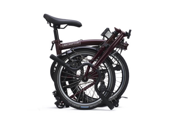 Brompton C Line 4-Gang Red Plum M-Lenker