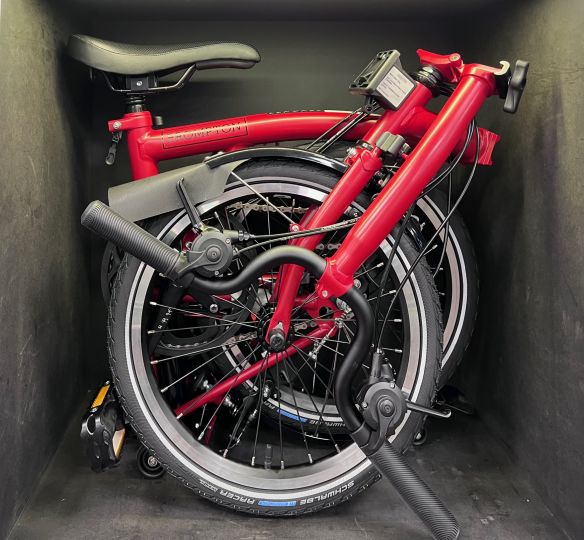 Brompton Explore House Red Mittlerer Lenker Brompton Explore House Red Mittlerer Lenker