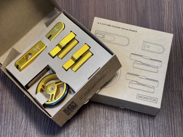 Brompton Color Touch Points Verschluß Set Gelb-Gold Brompton Color Touch Points Verschluß Set Gelb-Gold