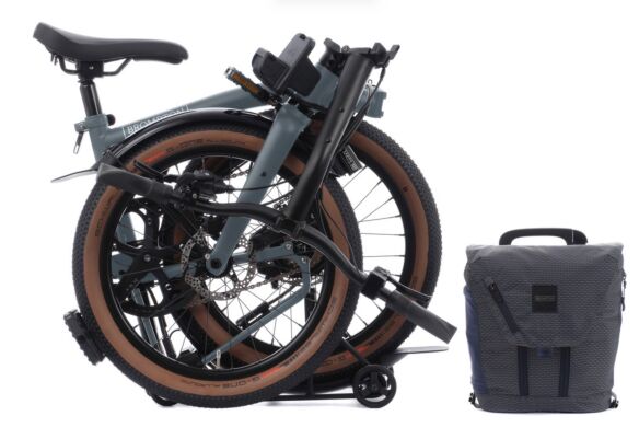 Brompton Electric G Line Lake Grey H-Lenker