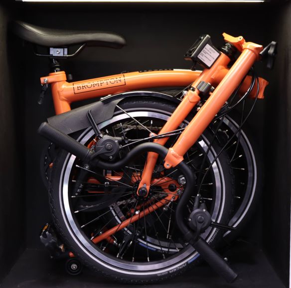 Brompton Explore Fire Coral Mittlerer Lenker MY23