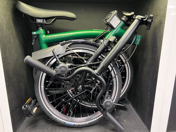 Brompton Explore Racing Green/schwarz mittlerer Lenker