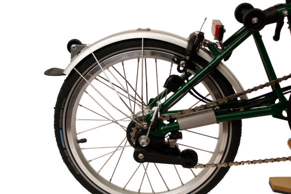 Brompton Schutzbleche Silber