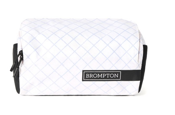 Brompton Lenkertasche Barbag weiß Segeltuch