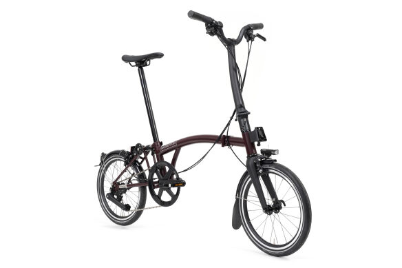Brompton New P Line 4-Gang Red Plum Weinrot H-Lenker
