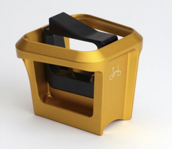 Brompton Original Trägerblock Aluminium Gold