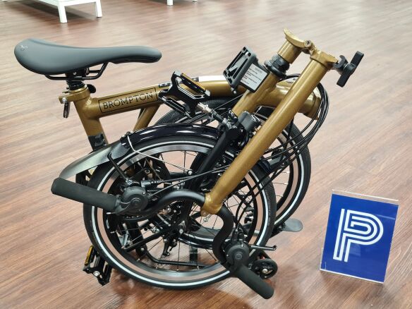 Brompton P Line Urban (4-Gang) Bronze Sky Hoher Lenker