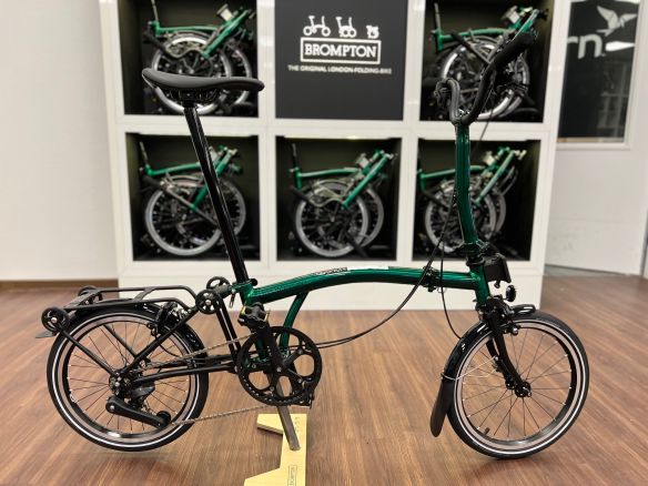 Brompton P Line 4-Gang Emerald Green Lacquer Mittlerer Lenker