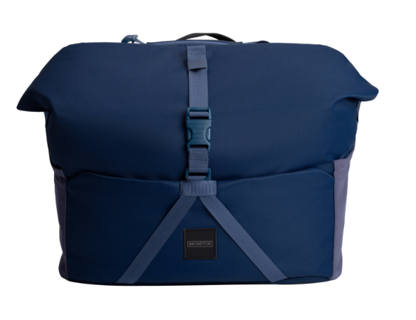 Brompton Roll Top Bag Large Navy Blau