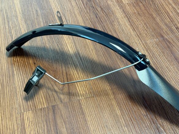 Brompton Schutzblech Advanced vorne mit Gestänge und Schmutzfänger 4/12 Gang