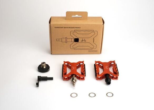 Brompton Superlight Pedalen-Set Orange