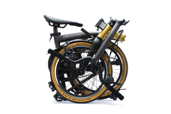 Brompton T Line Ceratec 12 Gang mittlerer Lenker Black/Gold