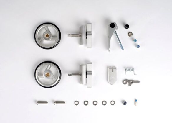 Brompton Verschluss Upgrade-Set für A/C/P Line (silber) Brompton Verschluss Upgrade-Set für A/C/P Line (silber)
