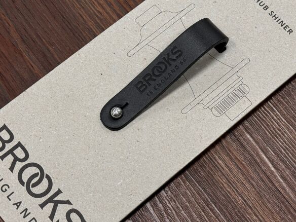 Brooks Leather Hub Shiner Nabenputzring Schwarz Brooks Leather Hub Shiner Nabenputzring Schwarz