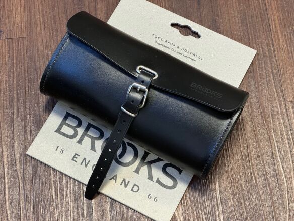 Brooks Original Challenge Large Tool Bag Leder Satteltasche Schwarz
