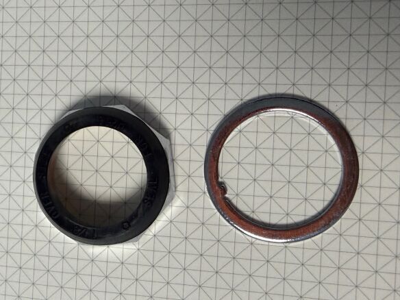 Dahon Steuersatz Mutter mit Ring Ersatzteil