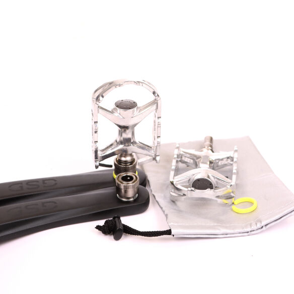 MKS MT-E Ezy Steckpedale silber Faltpedal MKS MT-E Ezy Steckpedale silber Faltpedal