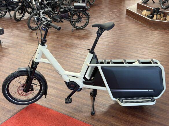 QiO Long CLAx mit Federgabel Lunar White - Matt Finish