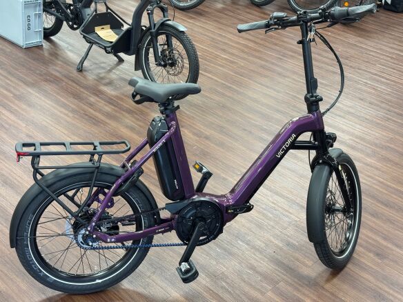 Victoria Scalyo Fylgran 3 Blackberry Violett Riemen Rücktritt 545 Wh Faltrad