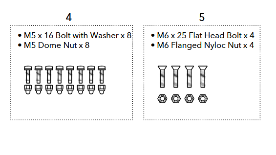 XXS Schraubenset Passend Tern Clubhouse Gen. 3