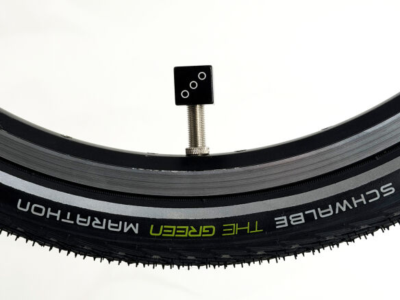 XXS Valve Charm für Brompton | High Roller Würfel Schwarz