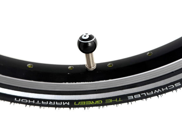 XXS Valve Charm für Brompton | Eight Ball Billiardkugel