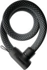 Abus Yarnit 4004K Seilschloß mit Kette 85 cm Schwarz