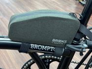 Brooks Scape Oberrohrtasche für Brompton kurz Farbe Mud