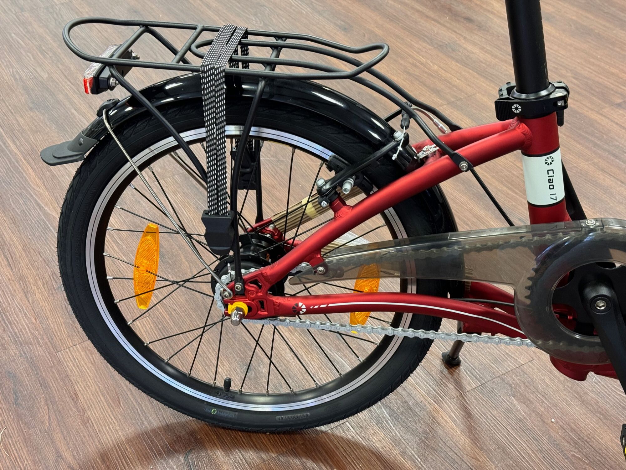 Dahon Ciao i7U Rot Tiefeinsteiger mit Licht und Rücktrittbremse