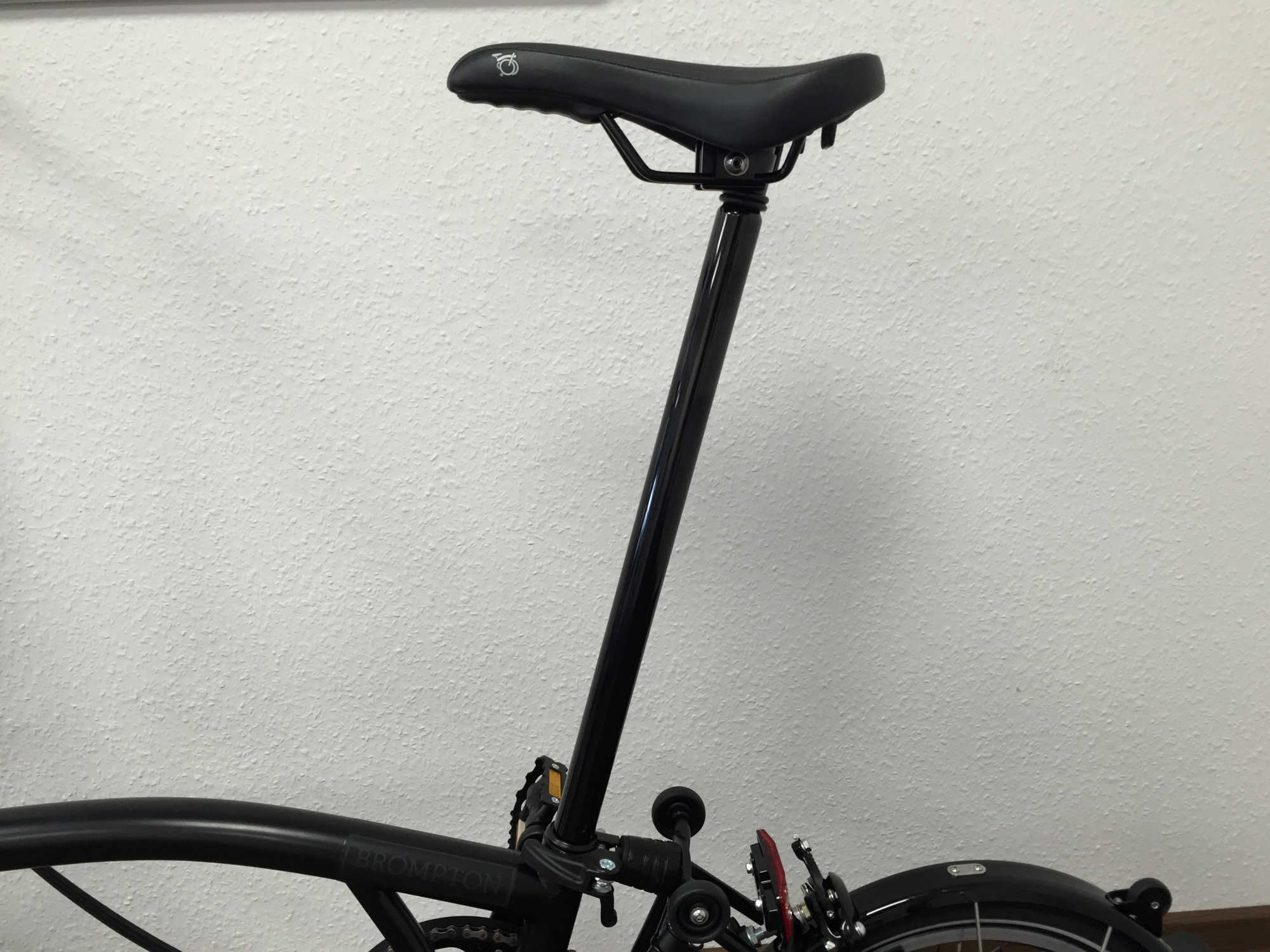 brompton sattelstütze schwarz