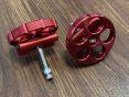 H&H Brompton Sheel clamp ID3 Verschluss (Paar) rot