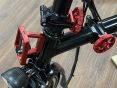 H&H Brompton Sheel clamp ID3 Verschluss (Paar) rot