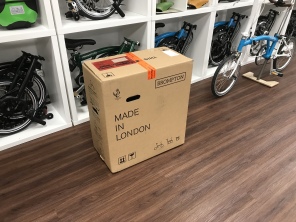 Brompton Karton passend für ein Faltrad Original