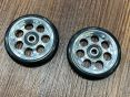 SON  Easy Wheels Deluxe C Line SILBER 2er Set 6mm (Gepäckträger 2x bestellen )