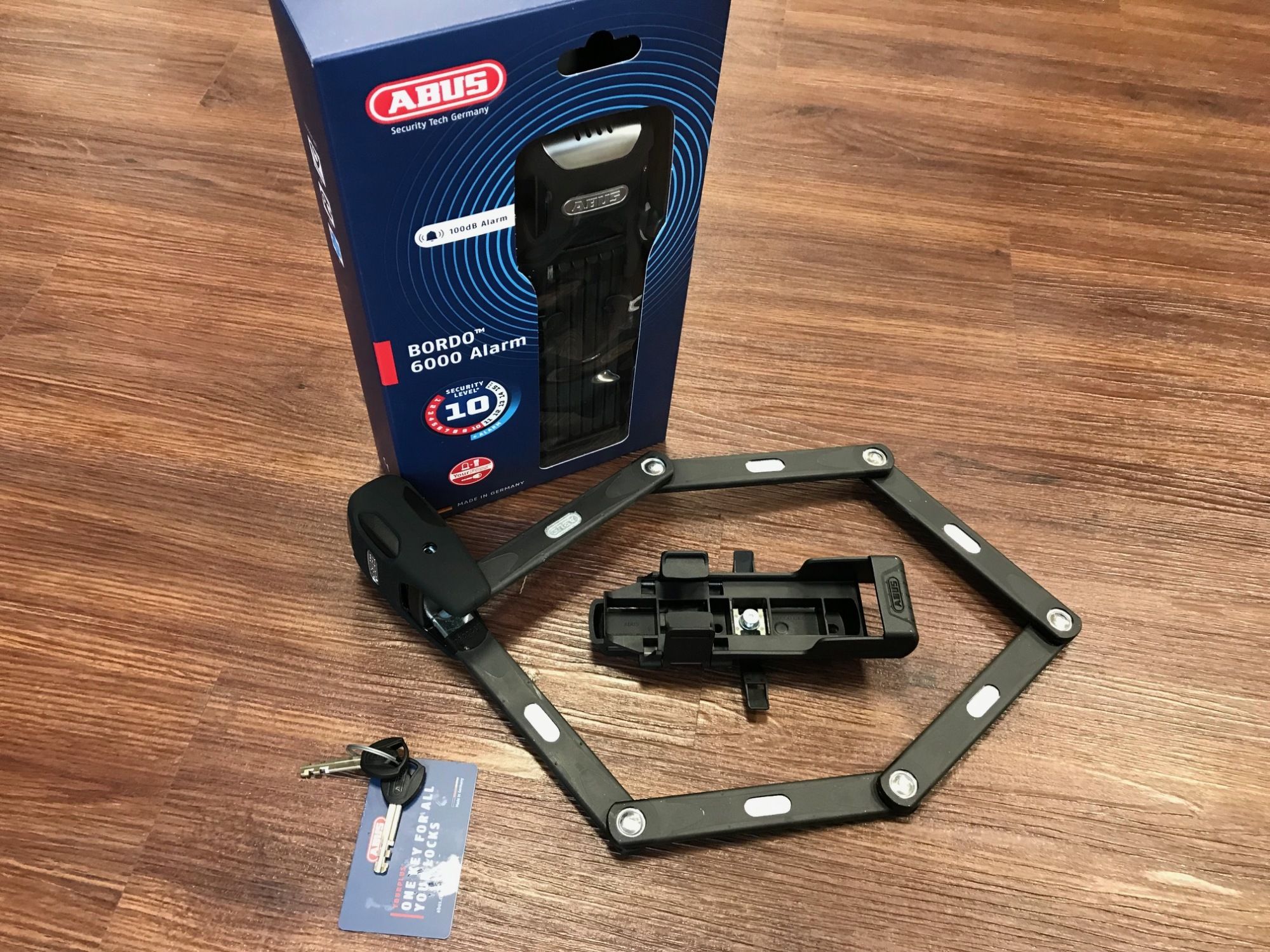 Abus Bordo Big Alarm 120 cm Faltschloß 6000ABig Abus Bordo Big Alarm 120 cm Faltschloß 6000ABig