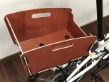 KLICKfix Rad Kiste Gepäckträger Birkenholz passend für Tern/Dahon Falträder