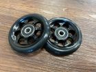 SON  Easy Wheels Deluxe C Line SCHWARZ 2er Set 6mm (Gepäckträger 2x bestellen )