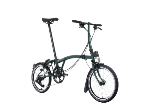 Brompton C Line 4-Gang Racing Green Tiefer Lenker