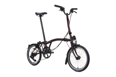 Brompton C Line 12-Gang Red Plum H-Lenker