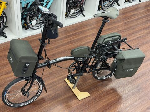 Brompton C Line 12-Gang Touring Version inkl Brooks Taschenset