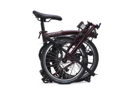 Brompton C Line 4-Gang Plum Red Weinrot S-Lenker